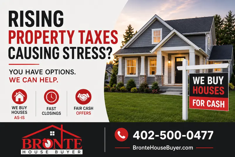 If I Can't Afford Increased Property Taxes, Will the Bank Foreclose on My Mortgage? Sell my house fast for cash omaha Cash home buyers in Omaha.
