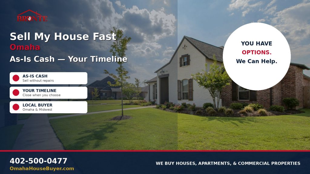 Sell my house fast Omaha - as-is cash offer